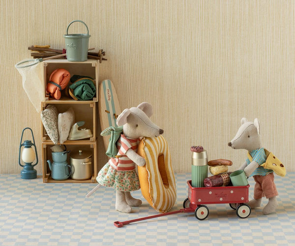 Maileg Big Sister Mouse adventure play scene
