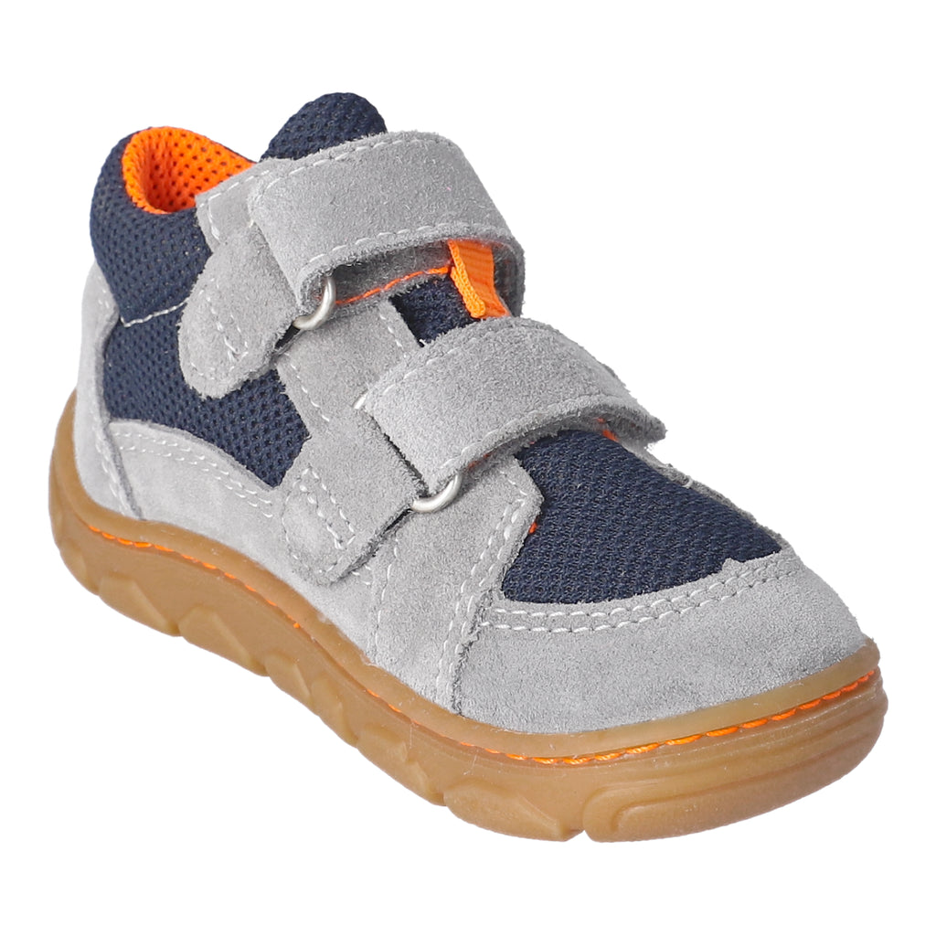 Ricosta: Charly Barefoot Boys Shoes - Graphite / Ocean - Boys Toddler Boot at Acorn & Pip