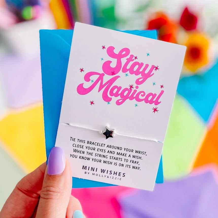 Molly & Izzie: Stay Magical Mini Wish Bracelet - Bracelets for Kids at Acorn & Pip