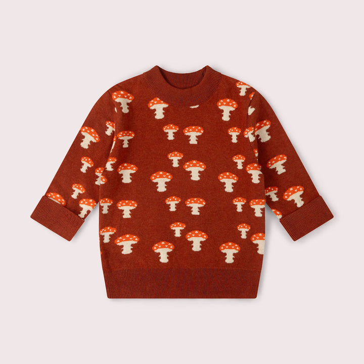 Little Green Radicals: Mushroom Knitted Jumper
