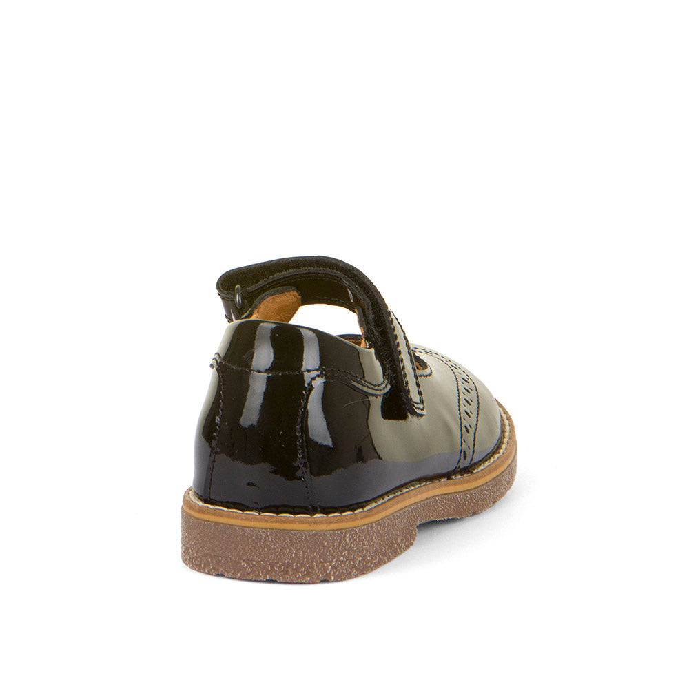 Froddo: Ella Mary Jane School Shoes - Black Patent - Girls School Shoe sat Acorn & Pip