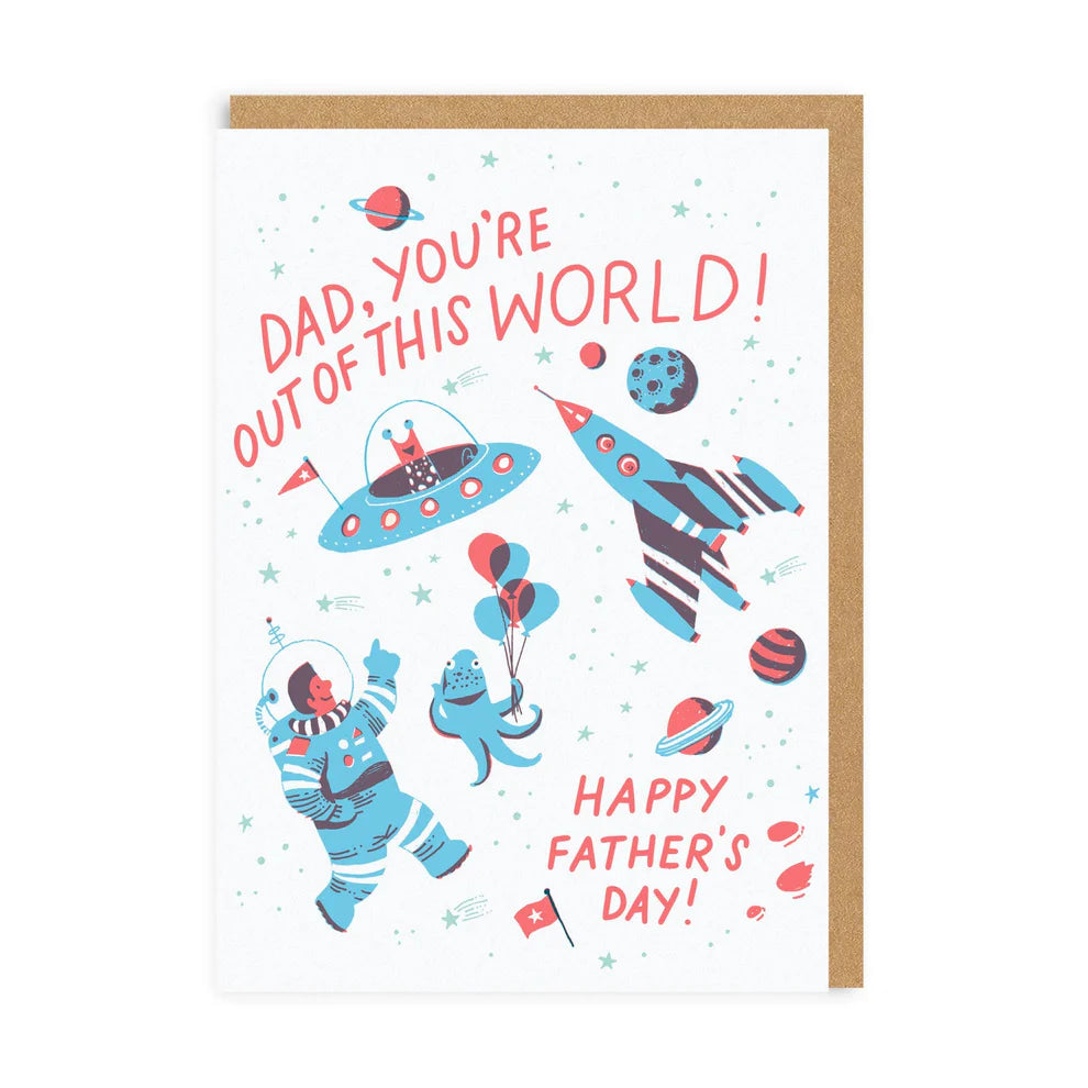 Ohh Deer: Out Of This World - Dad Father's Day Card