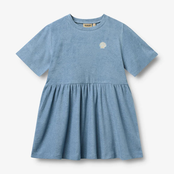 Wheat: Dress S/S Astrid - Faded Denim