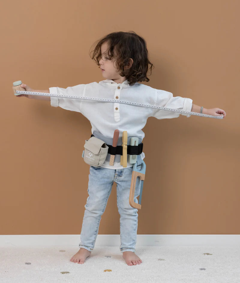 Little Dutch: Wooden Toolbelt FSC - Wooden Toys for Kids at Acorn & Pip