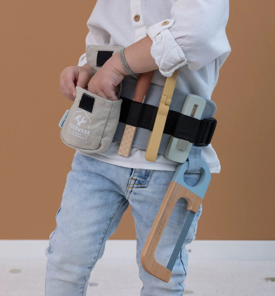 Little Dutch: Wooden Toolbelt FSC - Wooden Toys for Kids at Acorn & Pip