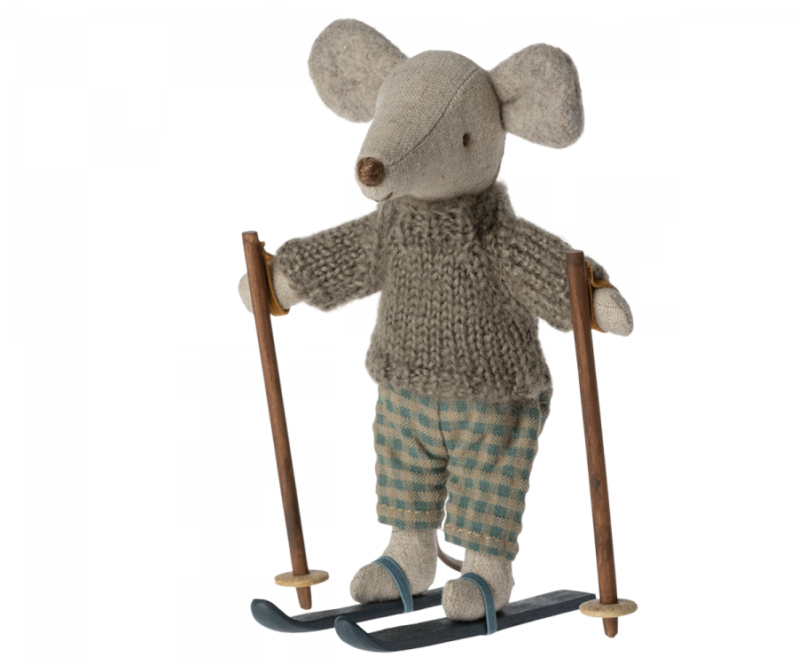 Maileg Winter Mouse Ski Set - Big Brother - Maileg Winter at Acorn & Pip