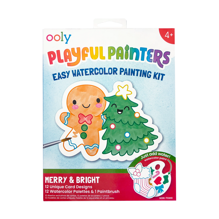 Ooly Playful Painters Merry & Bright painting kit