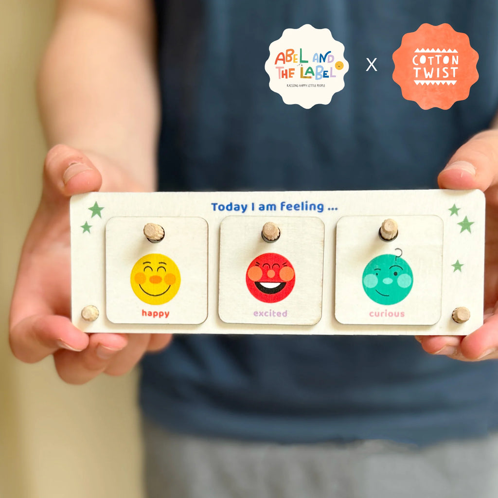 Cotton Twist: Feelings Chart - Designed to help children understand there emotions at Acorn & Pip