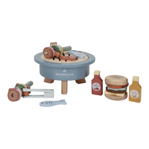 Little Dutch: Barbecue Toy Set FSC - Wooden Toys for Kids at Acorn & Pip