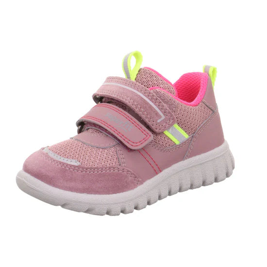 Superfit: Sport Velcro Trainers - Dark Pink