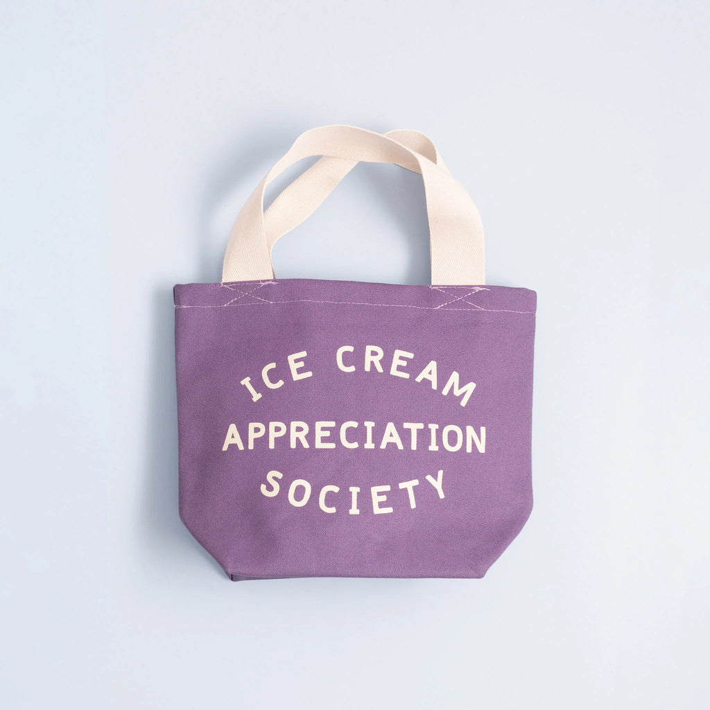 Alphabet Bags: Ice Cream Appreciation Society - Little Lavender Bag - Acorn & Pip_Alphabet Bags