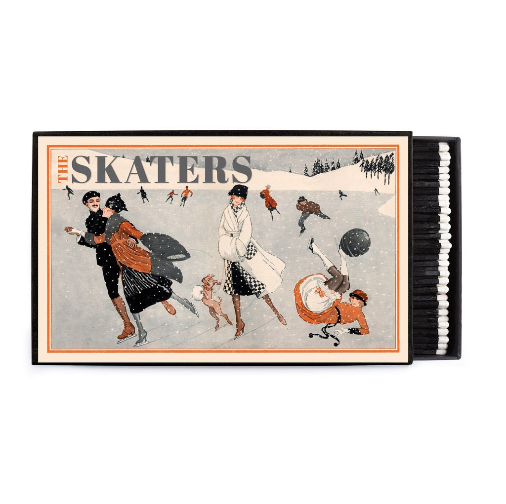 Archivist: Snowy Skaters Giant Matchbox - Acorn & Pip_Archivist