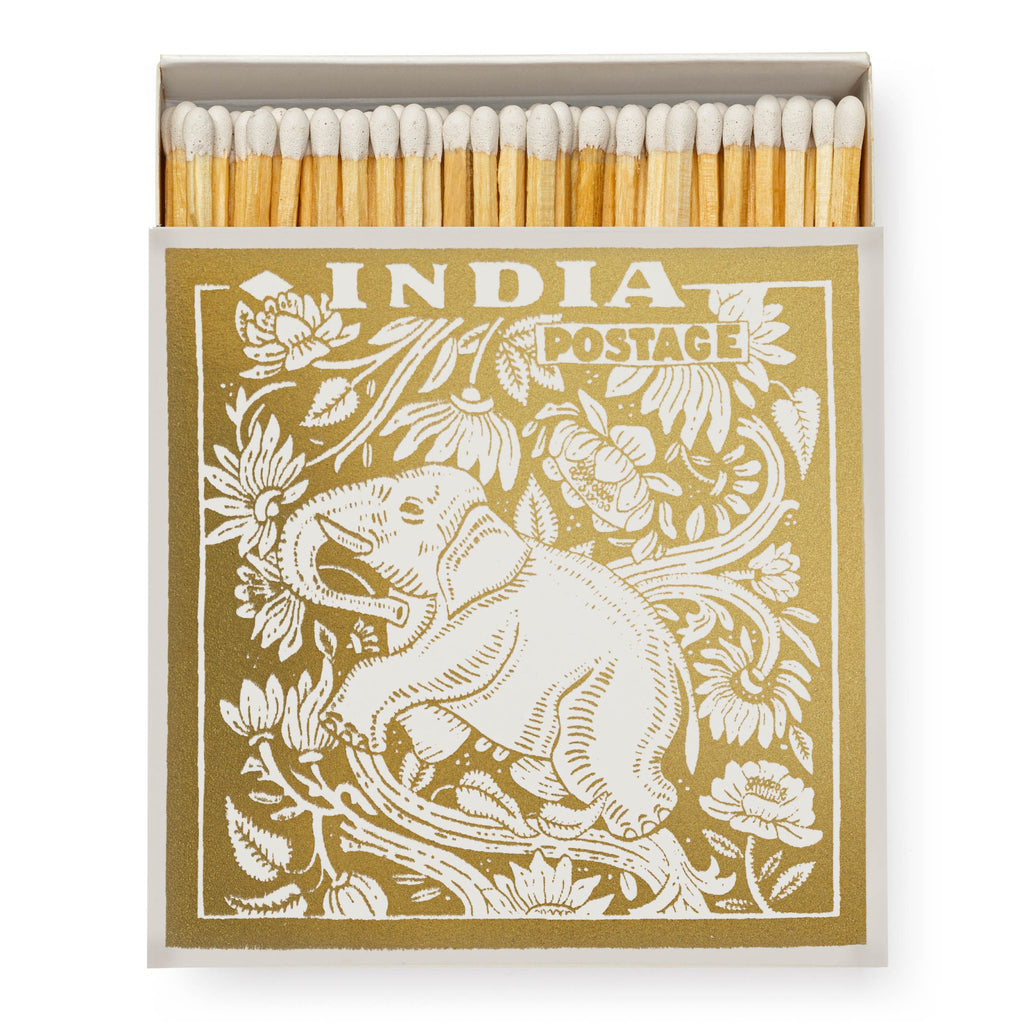 Archivist: Square Matchbox - Elephant Stamp - Acorn & Pip_Archivist