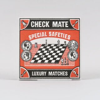 Archivist: Square Matchbox Matches - The Check Mate - Acorn & Pip_Archivist