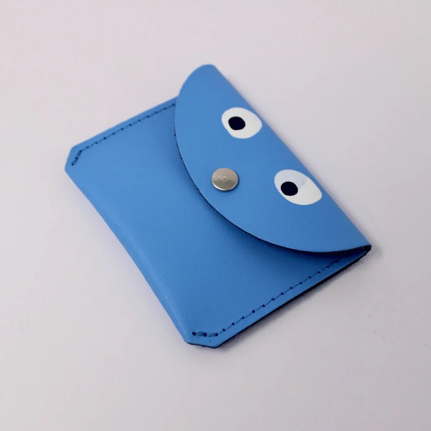 Ark Colour Design: Googly Eye Money Coin Purse - Cornflower Blue - Acorn & Pip_Ark Colour Design