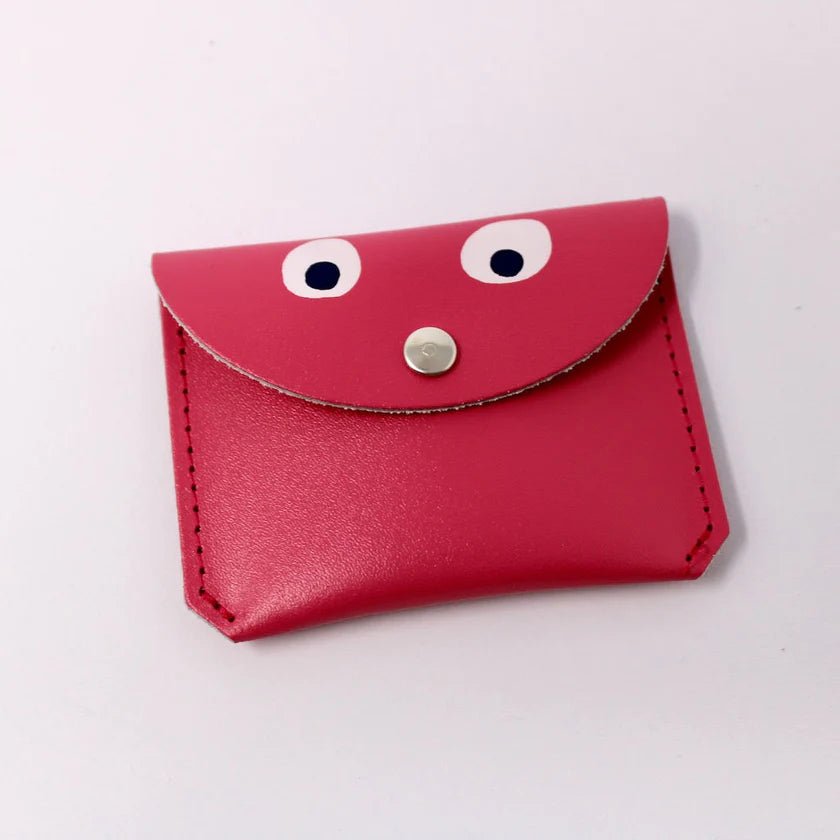 Ark Colour Design: Googly Eye Money Coin Purse - Dark Pink - Acorn & Pip_Ark Colour Design