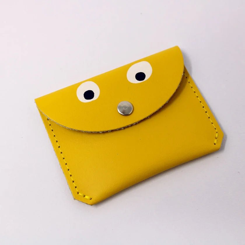 Ark Colour Design: Googly Eye Money Coin Purse - Yellow - Acorn & Pip_Ark Colour Design