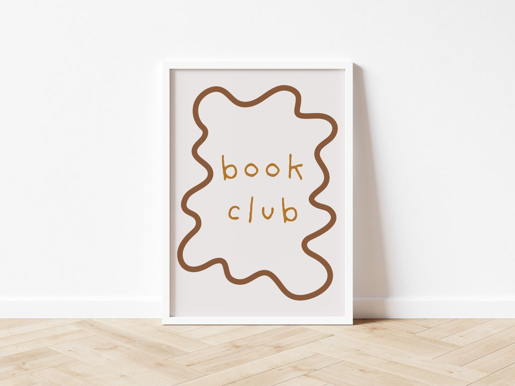 Autumn's Corner: Book Club - Wavy Edition - Fine Art Print - Acorn & Pip_Autumns Corner