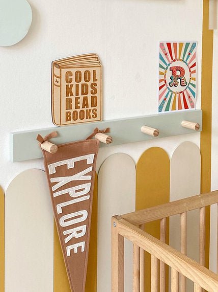 Autumn's Corner - The Colour Pop Peg Rail - Acorn & Pip_Autumns Corner