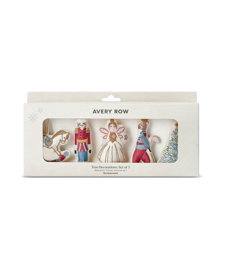 Avery Row Nutcracker decorations set of 5