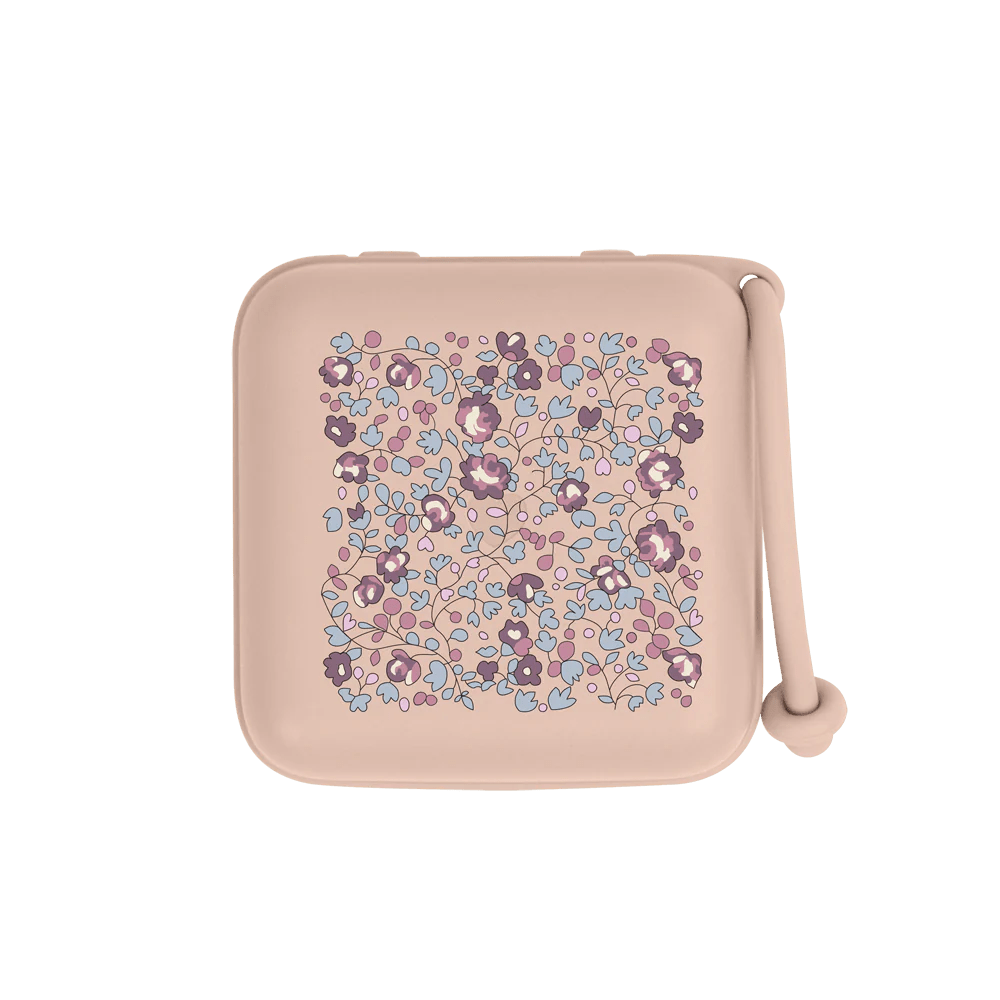 BIBS: BIBS x LIBERTY Pacifier Box - Eloise Blush - Acorn & Pip_BIBS