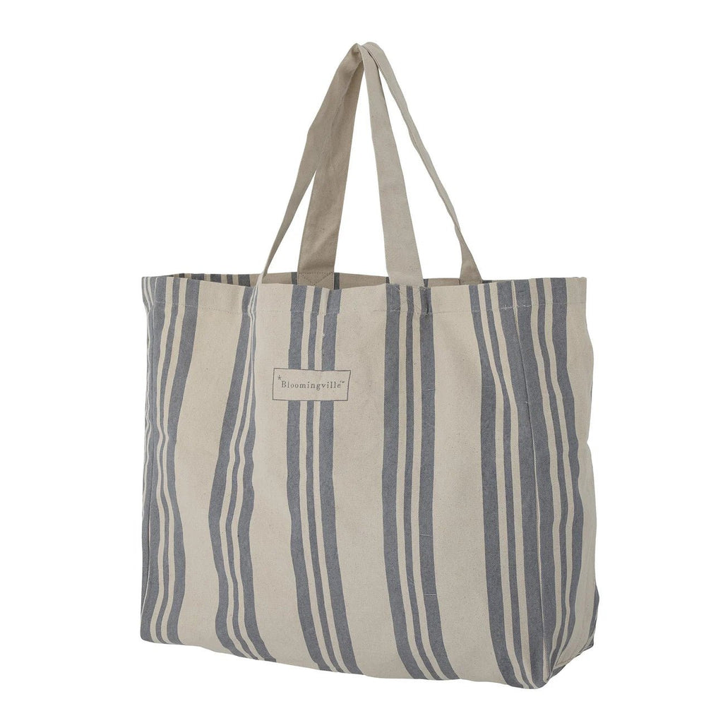 Bloomingville: Trina Shopping Bag, Blue, - Acorn & Pip_Bloomingville