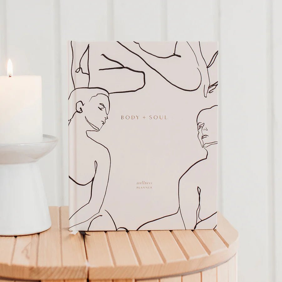 Blush & Gold: Body + Soul (Solstice) Wellness Journal and Planner - Acorn & Pip_Acorn & Pip