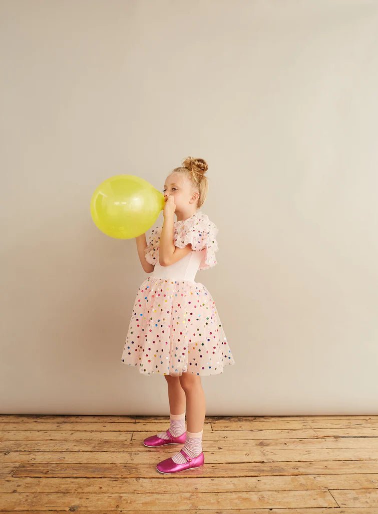 Bob & Blossom: Pink Spot Dress - Acorn & Pip_Bob & Blossom