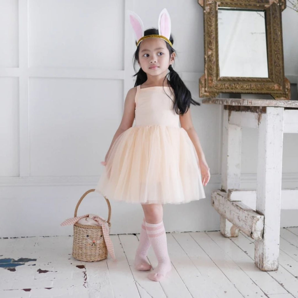 Bob & Blossom: Soft Apricot Dress - Acorn & Pip_Bob & Blossom