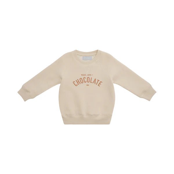 Bob & Blossom: Vanilla Peace & Love Sweatshirt - Acorn & Pip_Bob & Blossom