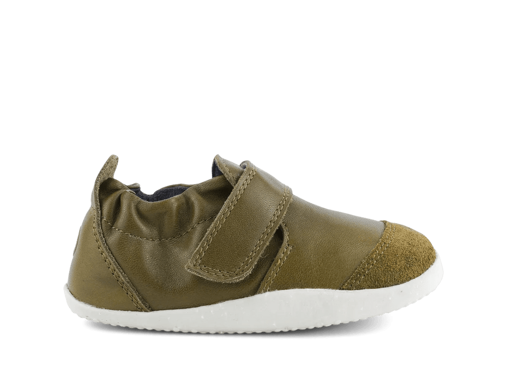 Bobux: Xplorer Marvel Pre - Walker Shoes - Olive Green - Acorn & Pip_Bobux