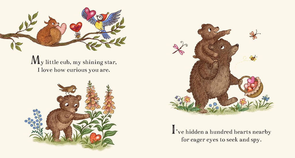 Brown Bear Wood: I Love You Always - 100 Hearts to Spot - Acorn & Pip_Bookspeed