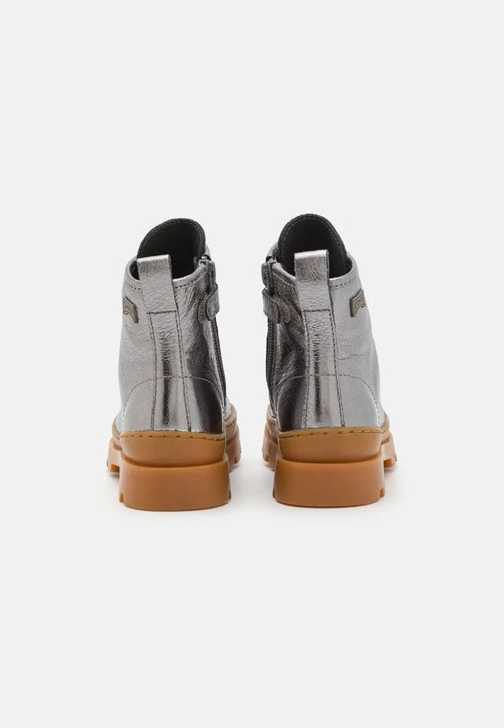 Camper: Brutus - Silver Boot / Lace - up - Acorn & Pip_Camper