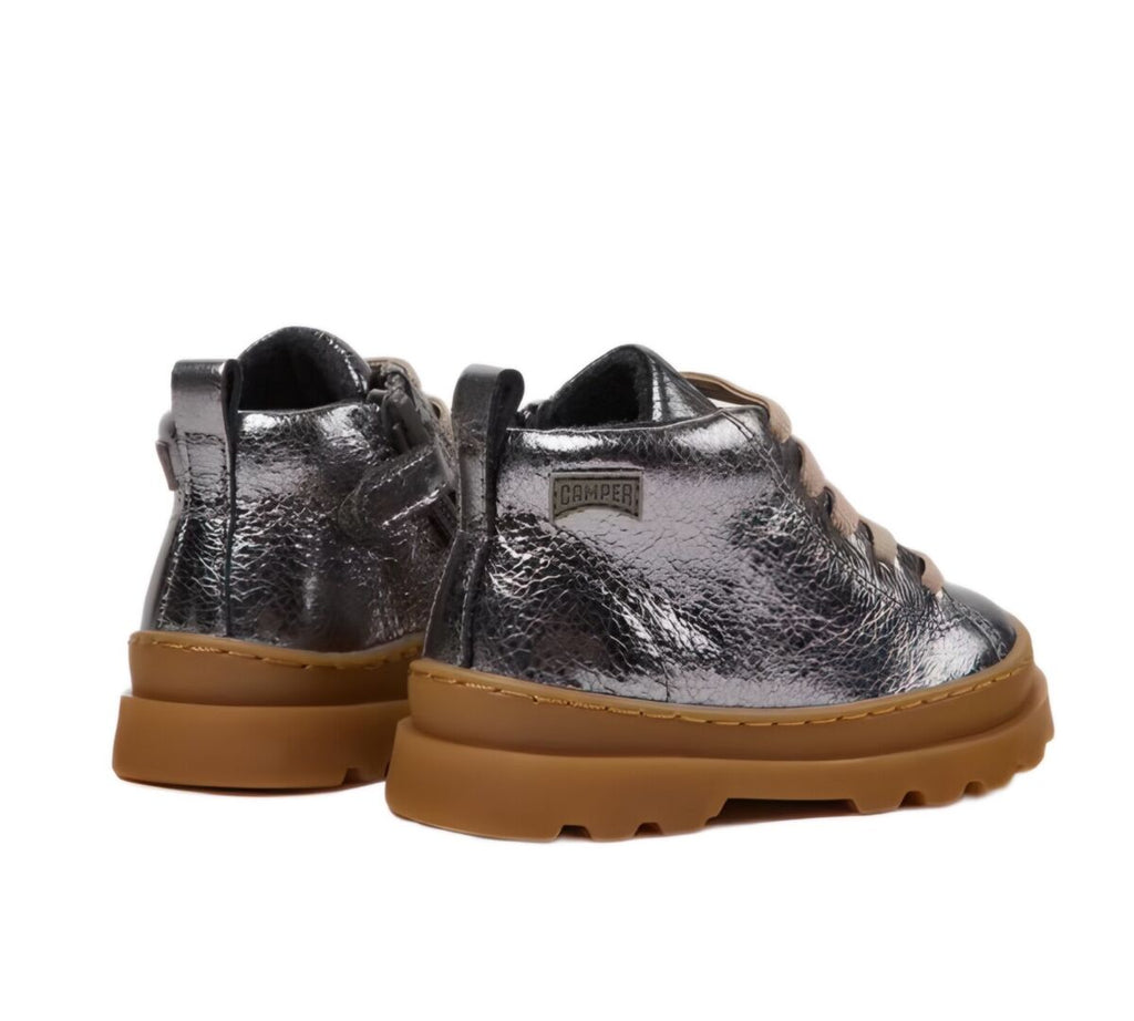 Camper: Brutus - Silver Boot / Lace - up - Acorn & Pip_Camper