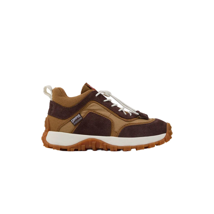 Camper Drift Trail brown and beige kids trainers