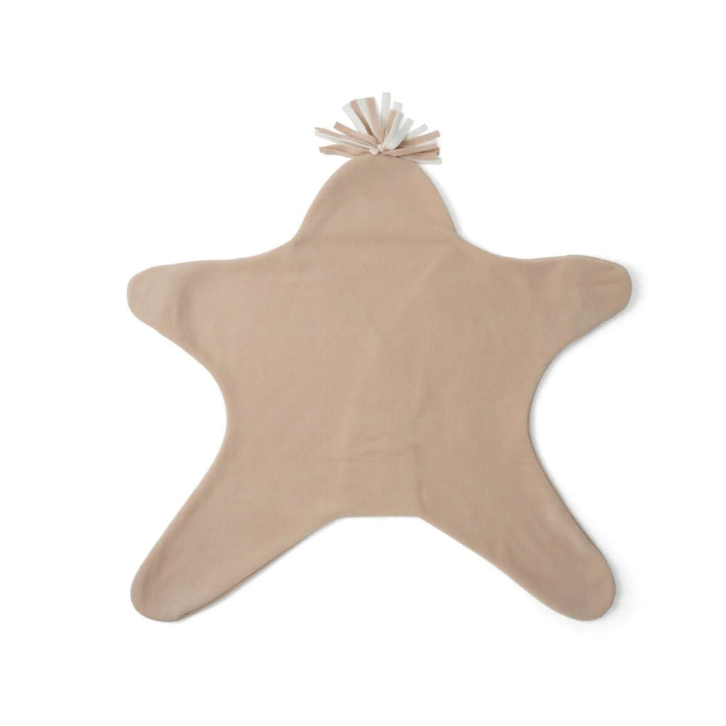 Clair de Lune: Star Fleece Baby Wrap Blanket (6 - 12 months) Beige - Acorn & Pip_Clair de Lune