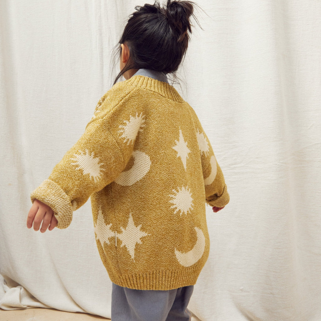 Claude & Co: Cozmo Moon Knit Cardigan - Golden - Acorn & Pip_Claude & Co