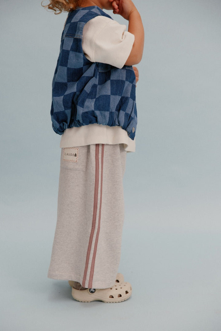 Grey marl wide-leg Roda joggers