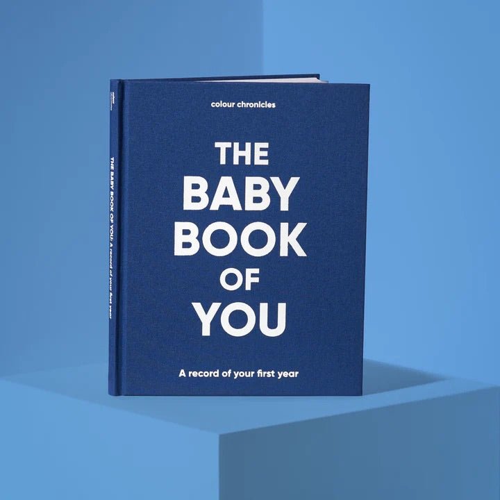 Colour Chronicles: The Baby Book of You: record of your 1st year - Blue - Acorn & Pip_Colour Chronicles