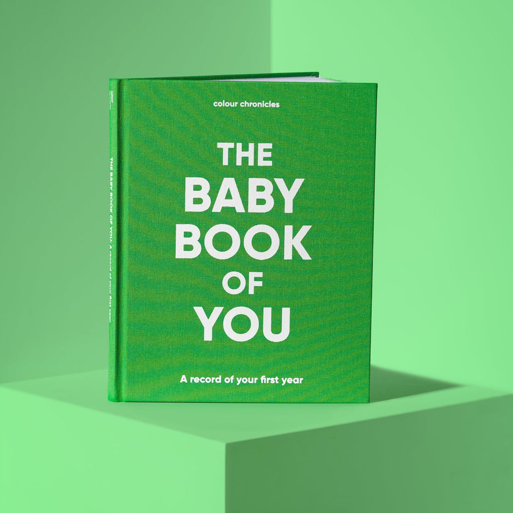 Colour Chronicles: The Baby Book of You: record of your 1st year - Green - Acorn & Pip_Colour Chronicles