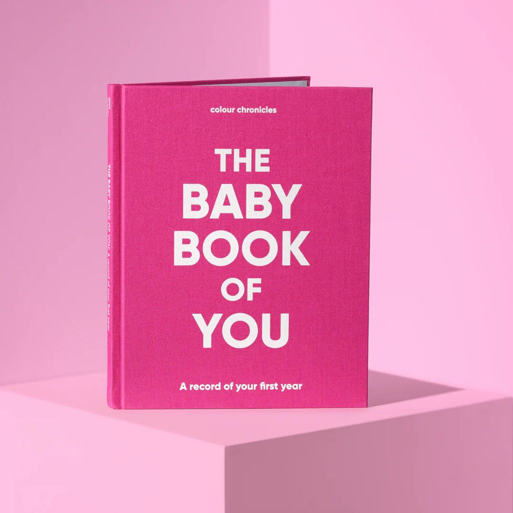 Colour Chronicles: The Baby Book of You: record of your 1st year - Pink - Acorn & Pip_Colour Chronicles