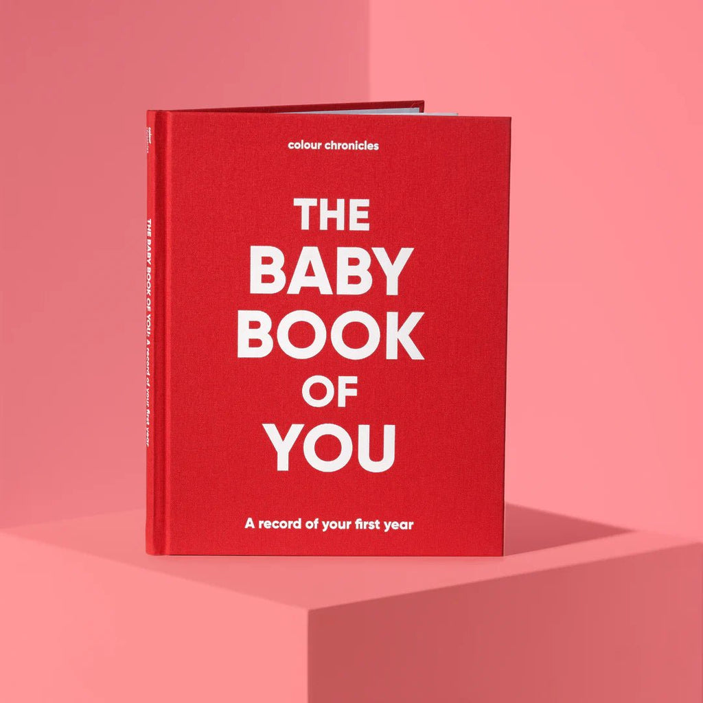 Colour Chronicles: The Baby Book of You: record of your 1st year - Red - Acorn & Pip_Colour Chronicles