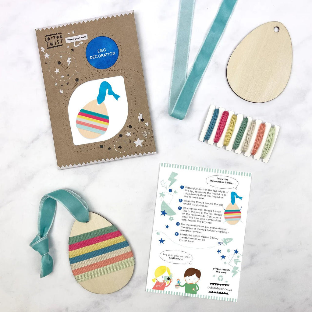 Cotton Twist: DIY Egg Decoration Craft Set - Acorn & Pip_Cotton Twist