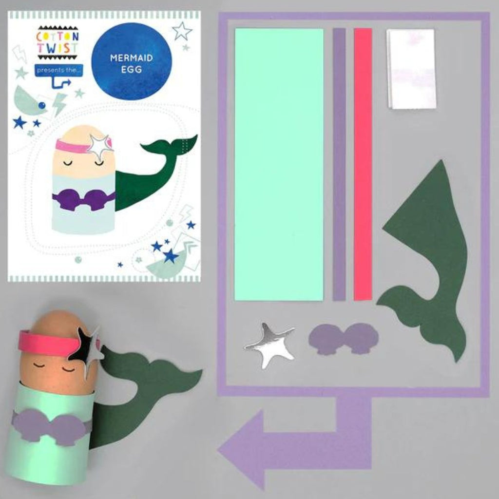 Cotton Twist: Make Your Own Mermaid Egg Character - Acorn & Pip_Cotton Twist