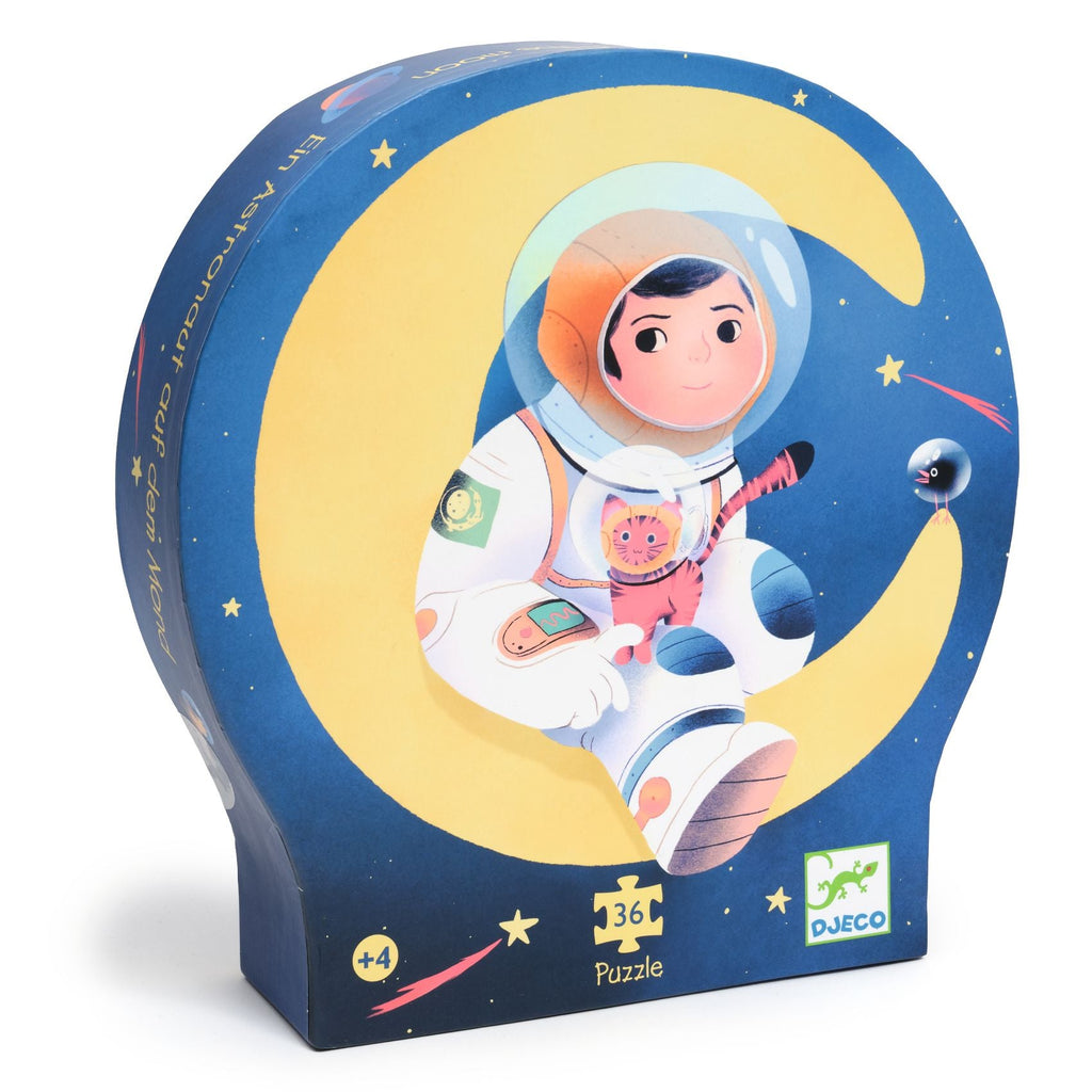 Djeco: Astronaut on The Moon - 36 Pieces - Acorn & Pip_Djeco