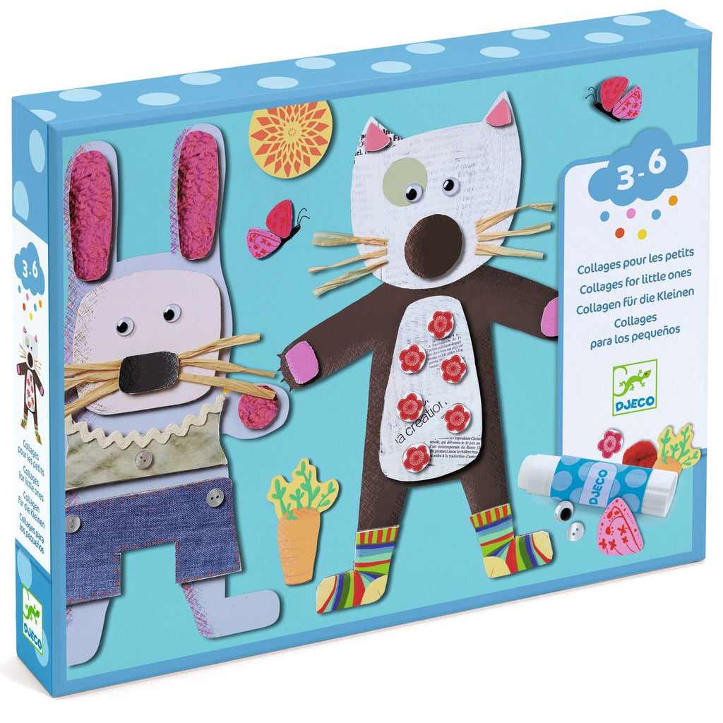 Djeco: Collages for Little Ones - Craft Set - Acorn & Pip_Djeco