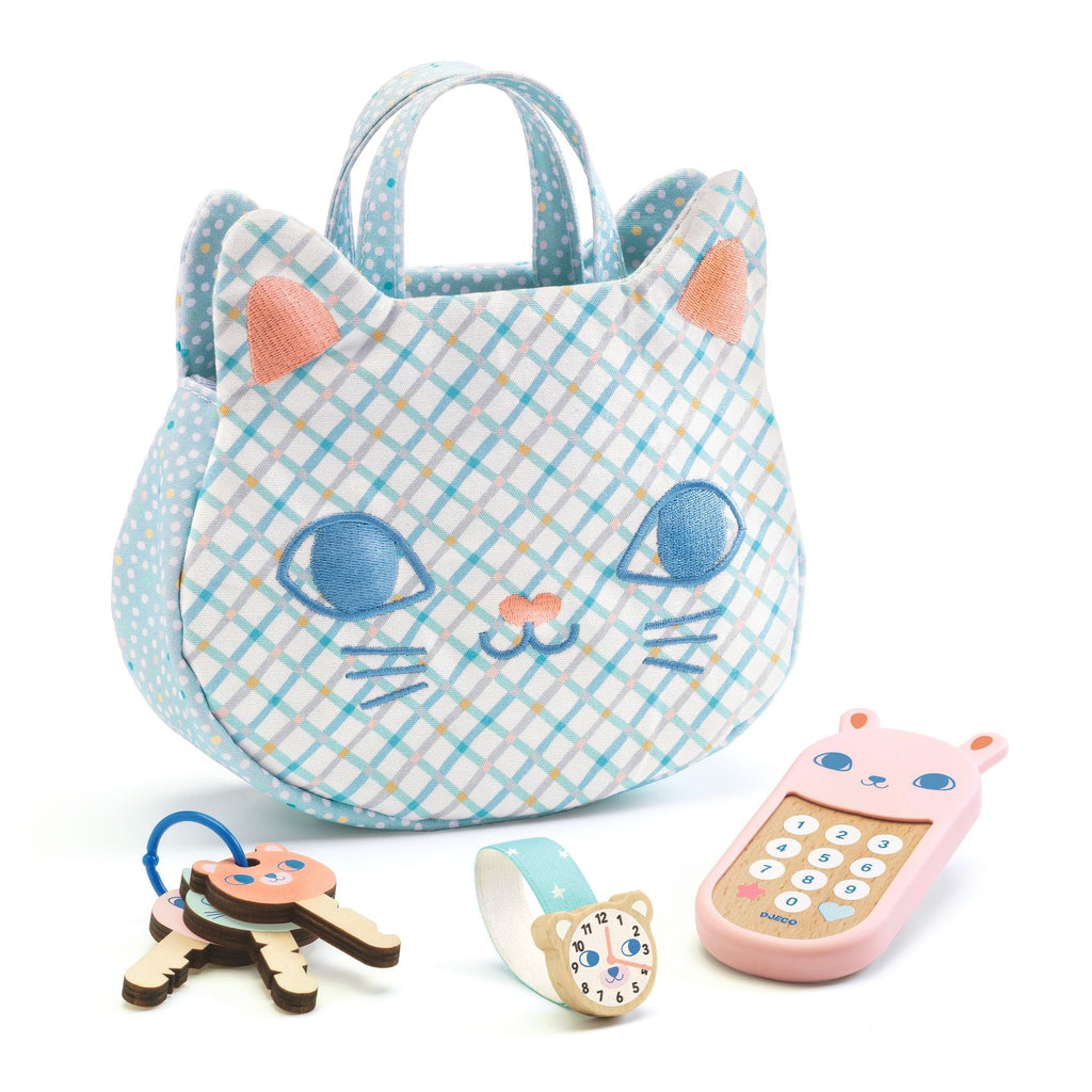 Djeco: Imitation Cat Baby Bag - Acorn & Pip_Djeco