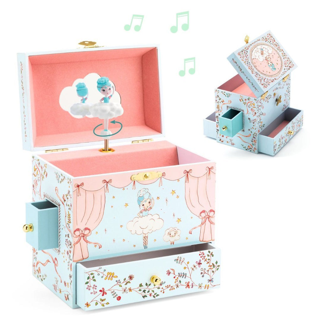 Djeco: Music Box - Ballerina on Stage - Acorn & Pip_Djeco