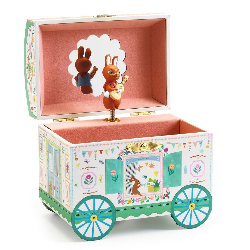 Djeco: Musical Jewellery Box - Enchanted Caravan - Acorn & Pip_Djeco