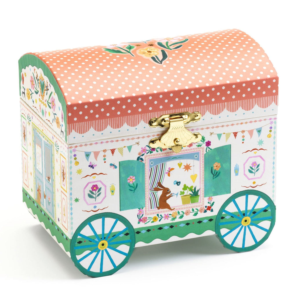 Djeco: Musical Jewellery Box - Enchanted Caravan - Acorn & Pip_Djeco